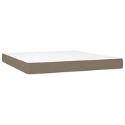 Materasso a Molle Insacchettate Rigidit¨¤ Media Grigio Tortora 180x200x20 cm