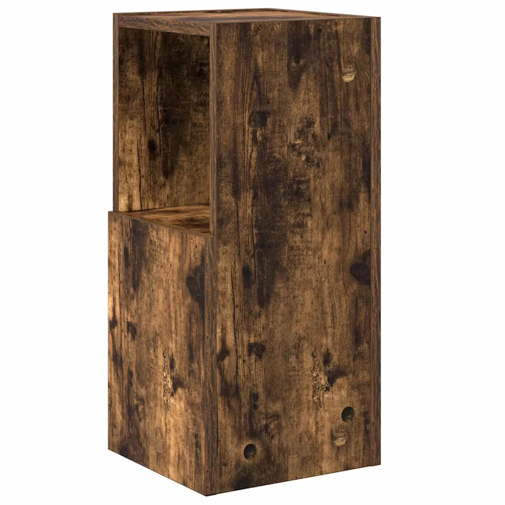 Mobile angolare 25,5x25x55cm Legno ingegnerizzato Rovere fumé 889825
