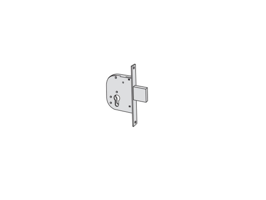 SERRATURA DA INFILARE PER CANCELLI ART. 42022 CISA E50 - Scatola 84,5x95 mm - CISA