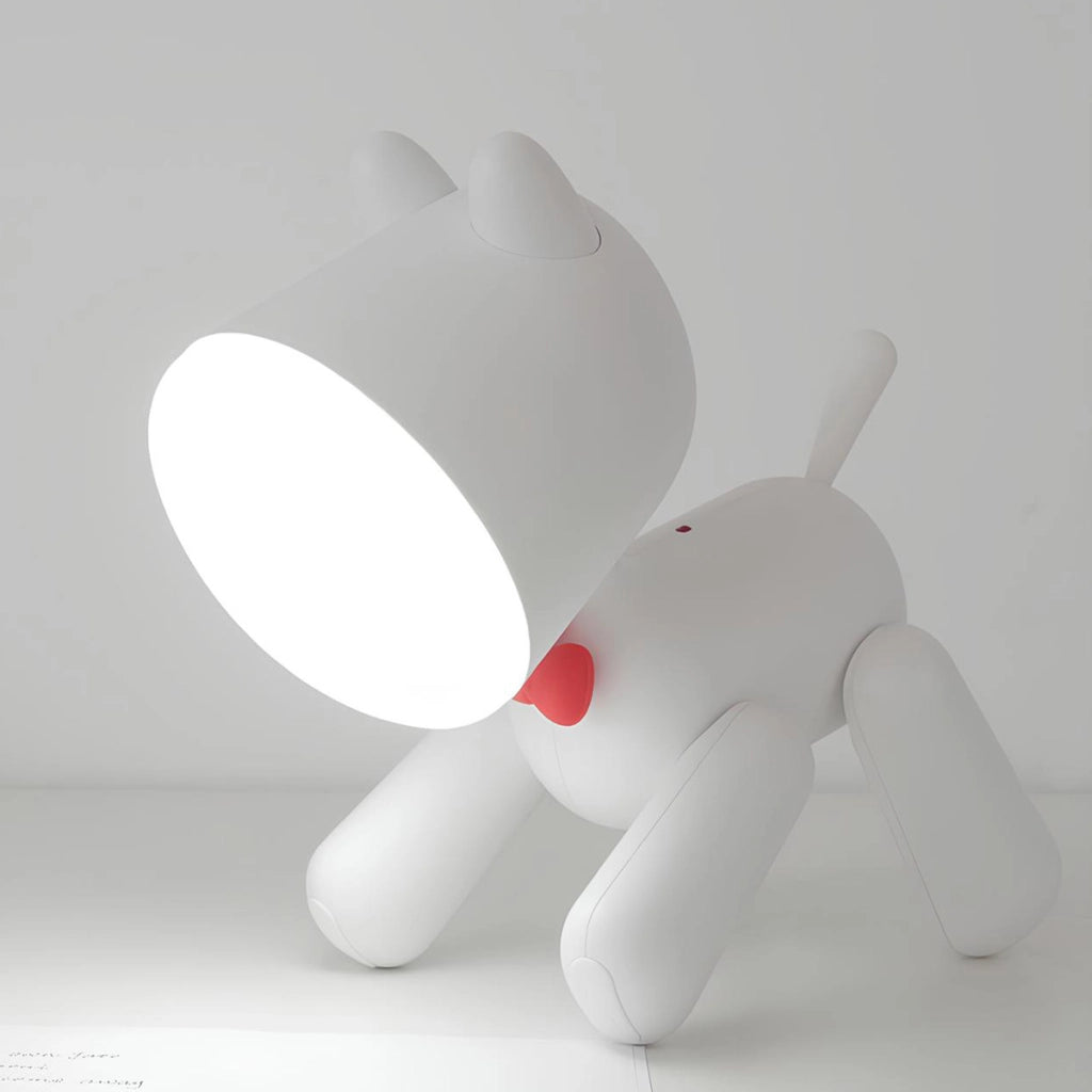 Luce notturna per bambini modello Dog Art Bianco TechKidz