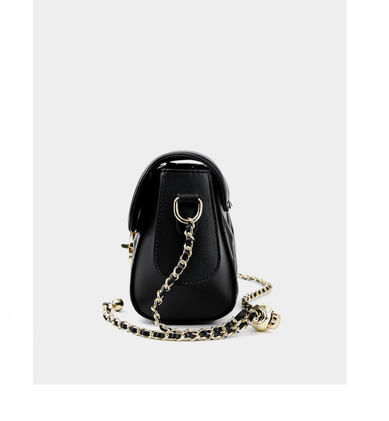 Borsa a tracolla da donna in vera pelle, modello tote, alla moda, modello hobo, nera.