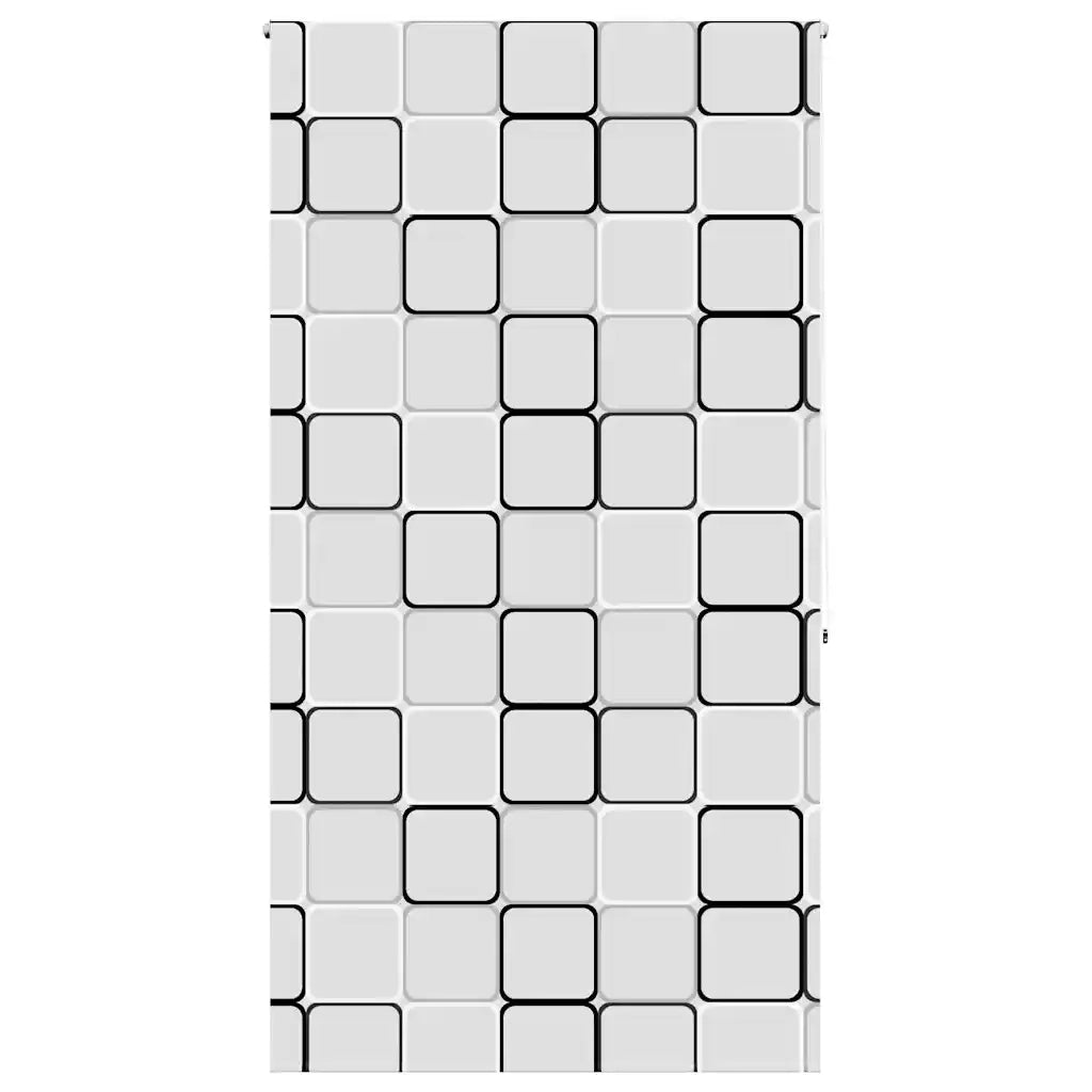 Tenda a Rullo Doccia 120x240 cm Larghezza Tessuto 116 cm 4014926