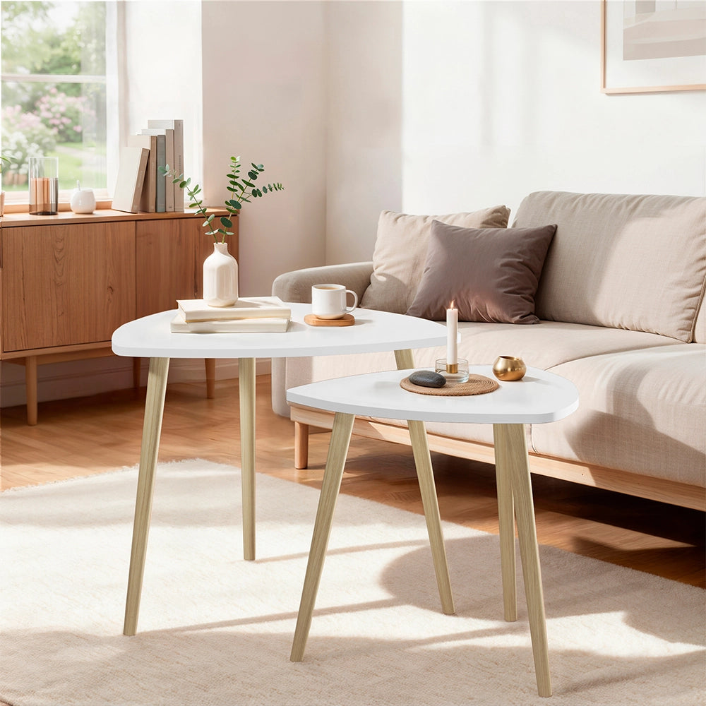 Vicco  Bianco/Sonoma 60 x 50 cm Set di 2