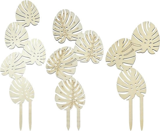 Treillis per piante a forma di Monstera, 3 pezzi, 3 stili, per gradi e decorazioni di interni e esterni.