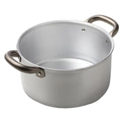 Casseruola Professionale Cuoco in Alluminio Manici Rivettati 20 cm