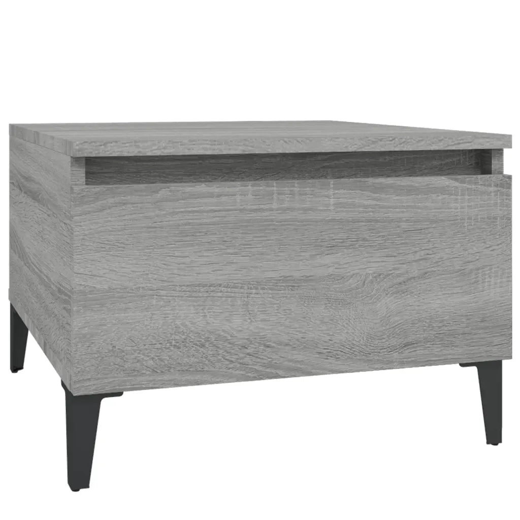 Tavolini 2pz Grigio Sonoma 50x46x35 cm in Legno Multistrato cod mxl 26805