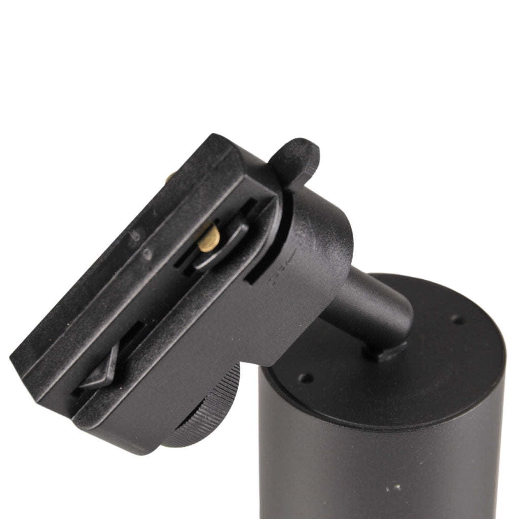 Faretto su binario nero GU10 PARIS Polux 321619 1L
