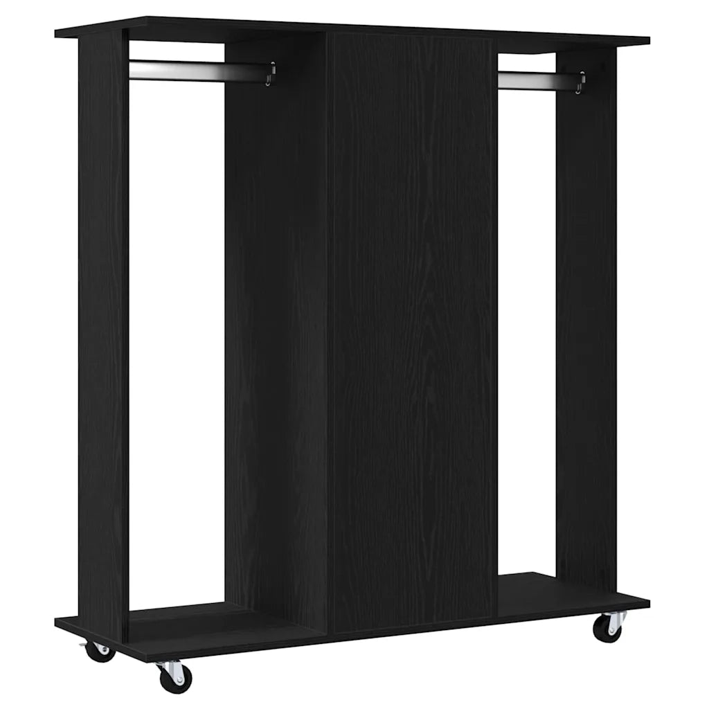 Guardaroba Rovere nero 102 x 38 x 110 cm Legno multistrato 873909