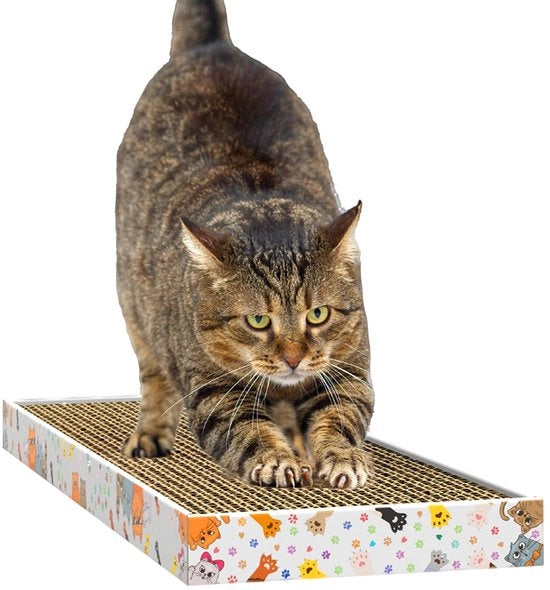 Pavimento per gatti 46,5 x 17,5 x 3,4 cm pavimento in cartone ondulato per gatti cura delle unghie dei gatti