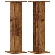 Supporti per piante | Sostegno per piante 2 pz Legno Vecchio 30x30x95 cm Truciolato