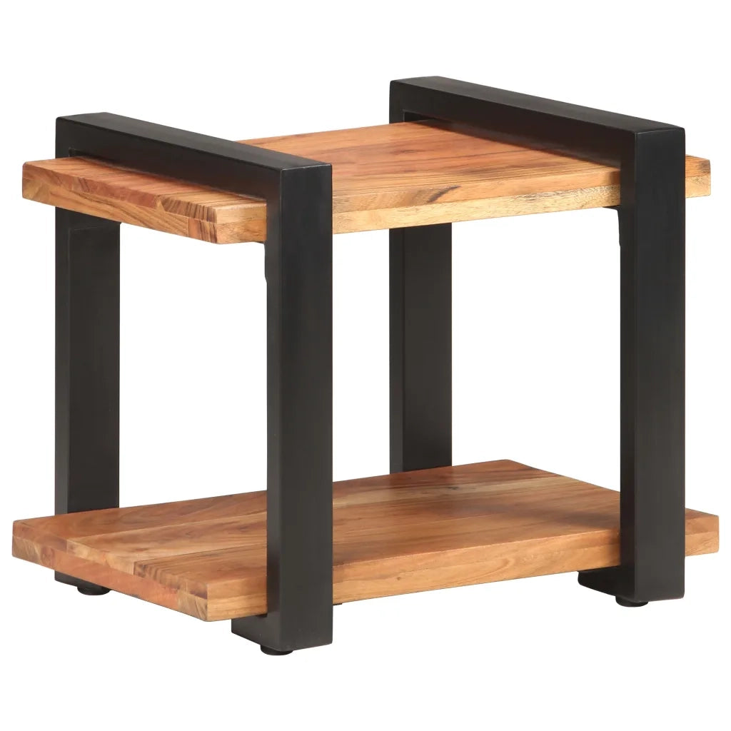 Comodino 50x40x40 cm in Legno Massello di Acacia cod mxl 30059