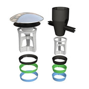 TAPPARELLO CR C/DISPOSITIVO AGGANCIO UNIVERSALE P/PILETTE C/FORI T.P.- 1 + 11/4- BONOM- pezzi 1