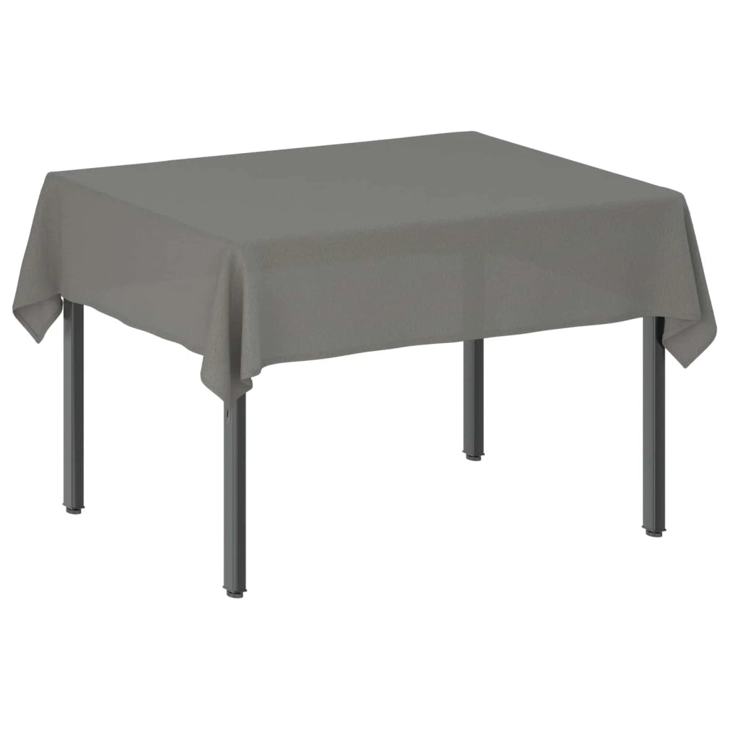 Tovaglia da Tavolo Rettangolare Grigio Chiaro 140 x 160 cm 42039975