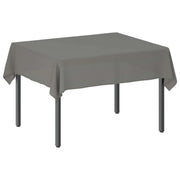 Tovaglia da Tavolo Rettangolare Grigio Chiaro 140 x 160 cm 42039975