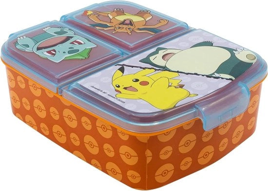 Borsa di picnic per bambini con 3 contenitori - Pokémon