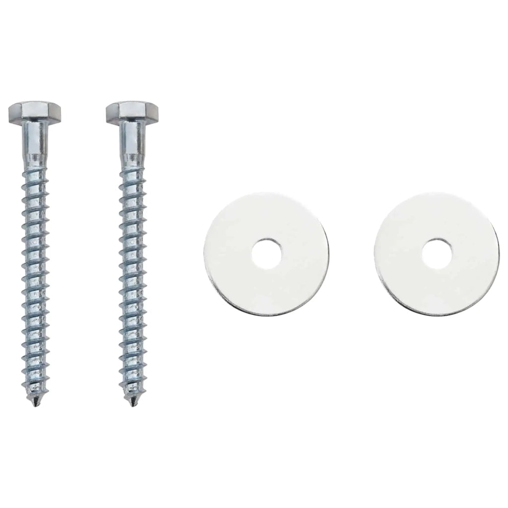 Ancora per Terra 2 pz Argento ?10 x 50 cm Metallo Galvanizzato CFW6058899