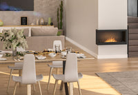 Camino a Bioetanolo da Incasso 90x45 cm Corner 900 Left Sinistro Nero