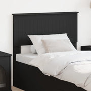 Testiera-Testata-Testiera Decorativa Rovere Nero 90 cm Legno multistrato 760292