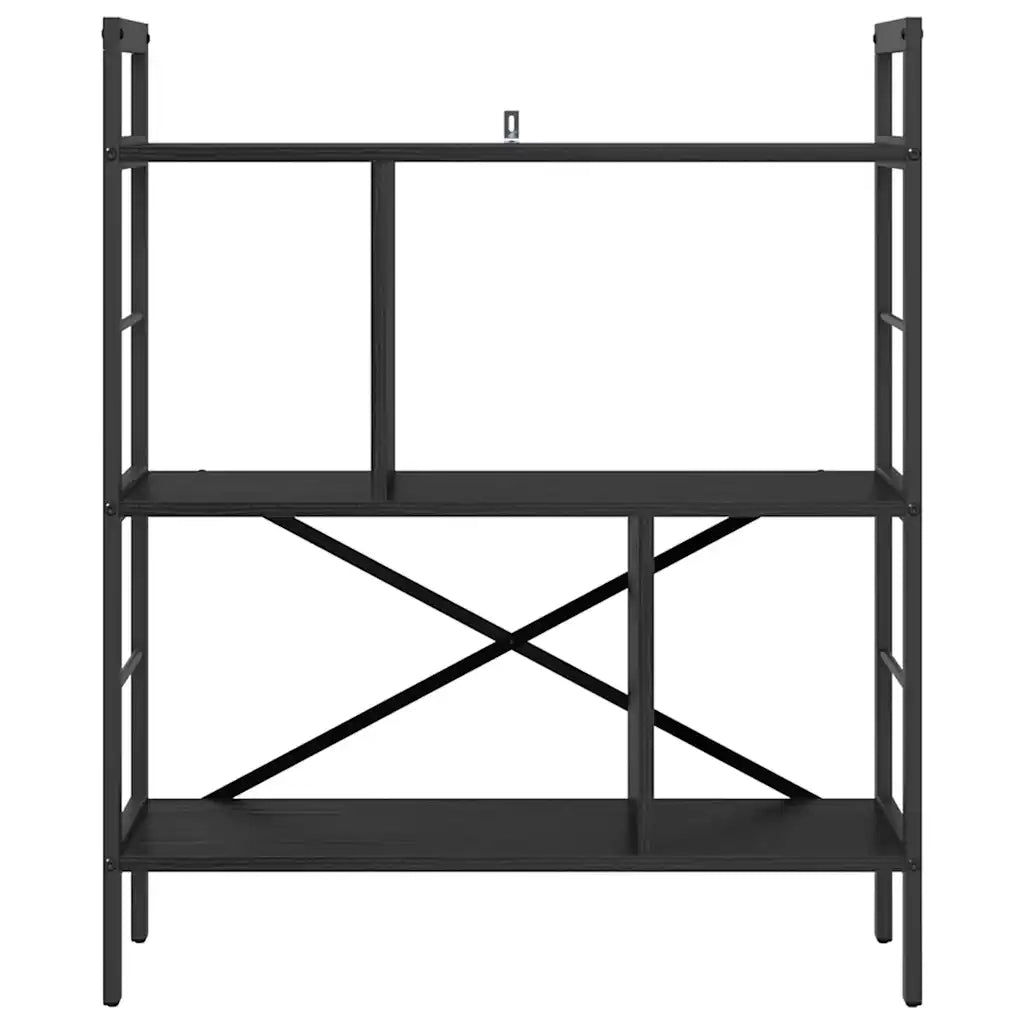 Libreria Rovere Nero 75 x 30 x 91 cm Legno multistrato