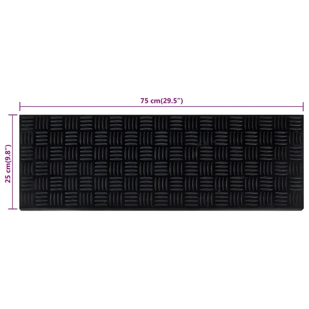 Tappetino per Scale 5 pz | Gradini per Scale 25x75 cm in Gomma