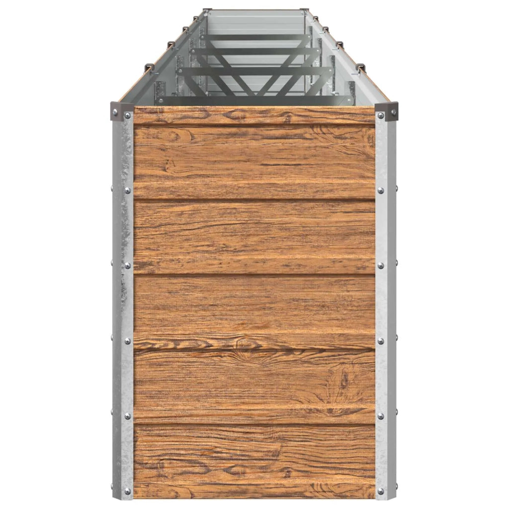 Letto rialzato da giardino Marrone legno 400 x 40 x 55 cm 8006273