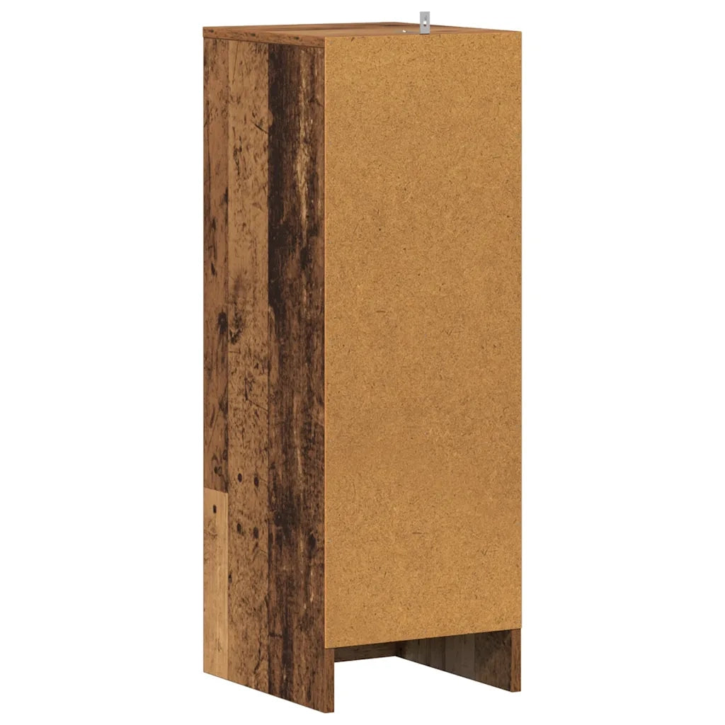 Scarpiera Legno Vecchio 32x35x92 cm in Legno Multistrato 856714
