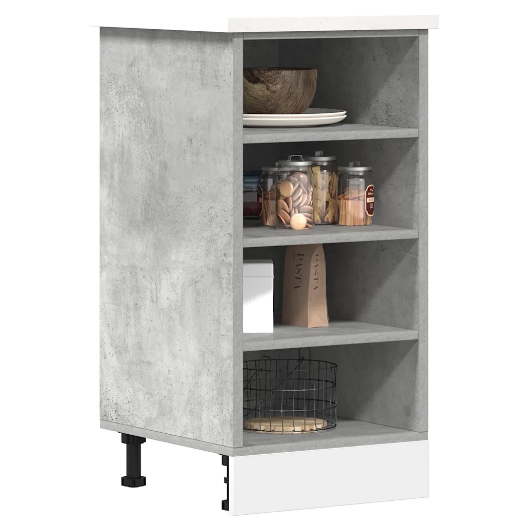 Armadio Inferiore “Riga” Grigio Cemento 40x44,5x81,5 cm 854205