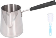 Bollitore da Caffè 600 ml - Termos di Acciaio Inossidabile - Superficie Lucida - Facile da Pulire - Progettazione Spaziale - Materiale Duraturo
