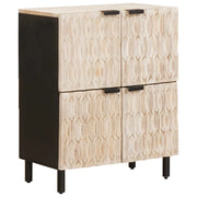 Credenza con porta-Buffet-Armadio da cucina Finitura Bianco Lavato 60 x 33,5 x 75 cm 626365