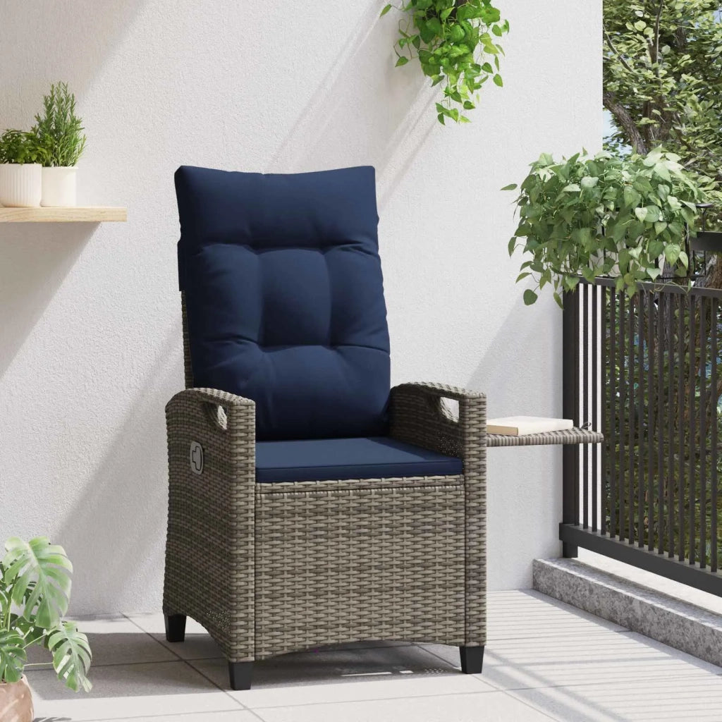 Sedia da giardino reclinabile 56 x 60 x 112 cm acciaio 42026847
