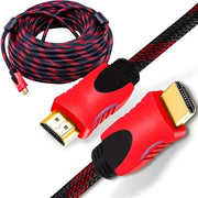 Cavo HDMI 4K 1,35m - Alta Velocità, Rivestito di Oro, Compatibile con TV, Laptop e Proiettore