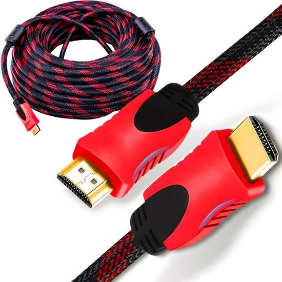 Cavo HDMI 4K 1,35m - Alta Velocità, Rivestito di Oro, Compatibile con TV, Laptop e Proiettore