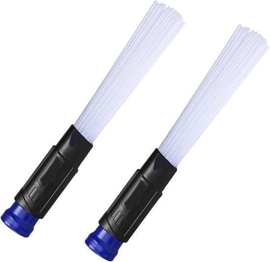 Set di accessori per aspirapolvere multifunzionali, composto da 2 pezzi, con bocchetta aspirante, set di pennelli e aspirapolvere portatile universale.