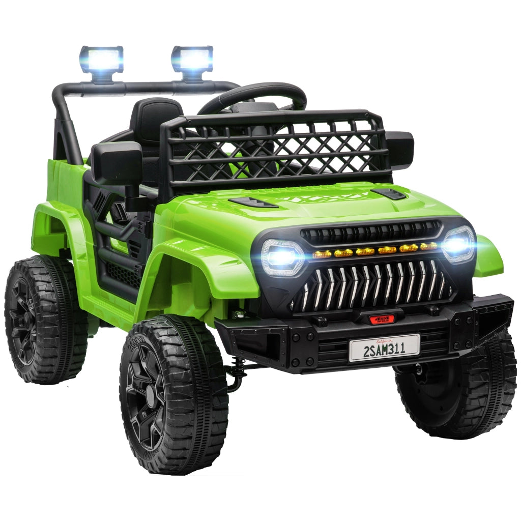 Macchinina per Bambini Elettrica a Pedali Verde con Telecomando ¨C Minimal ¨C 12V