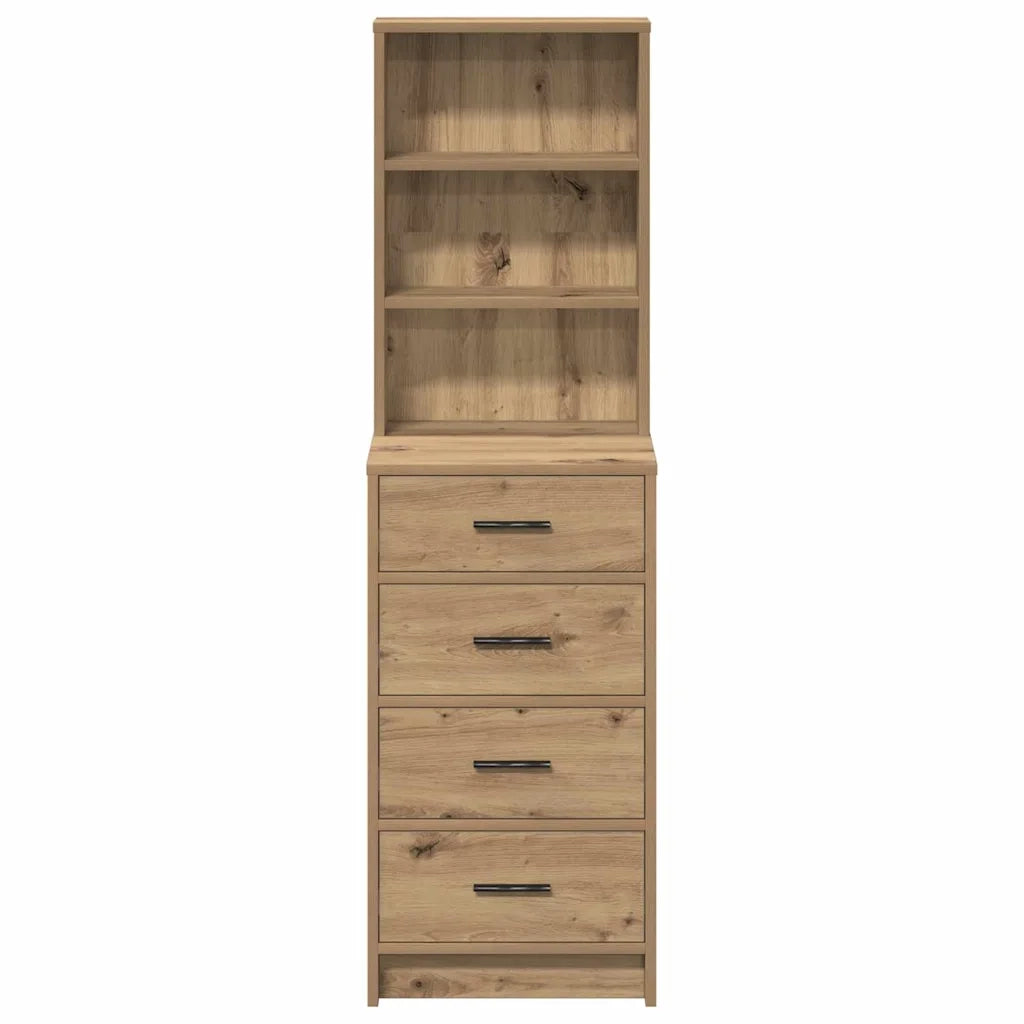 vidaXL Credenza rovere artigianale 40 x 41 x 135 cm Legno multistrato