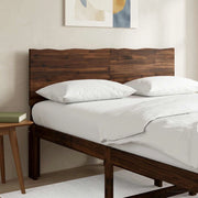 Testiera con bordo vivo ROSTOCK Marrone Scuro 135 cm 903227