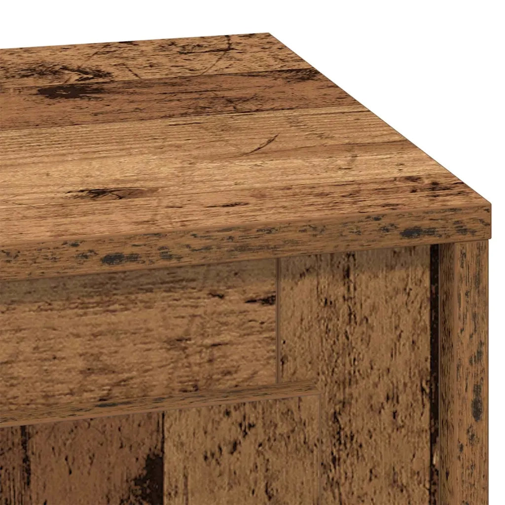 Comodino | Armadio da Notte | Mobiletto da notte Legno vecchio 44 x 34,5 x 45 cm