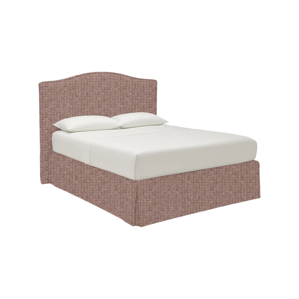 Runcorn, Letto Piazza e Mezza Sfoderabile Made in Italy, Rosa Antico