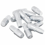 Gancio per Mensola 12 pz Argento 7 x 16 mm Ferro CFW4436643