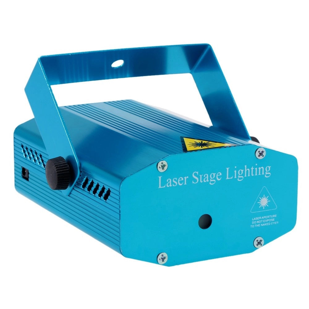 Trade Shop - Mini Proiettore Luce Luci Per Disco Discoteca Portatile Mini Dj Verde Rosso -