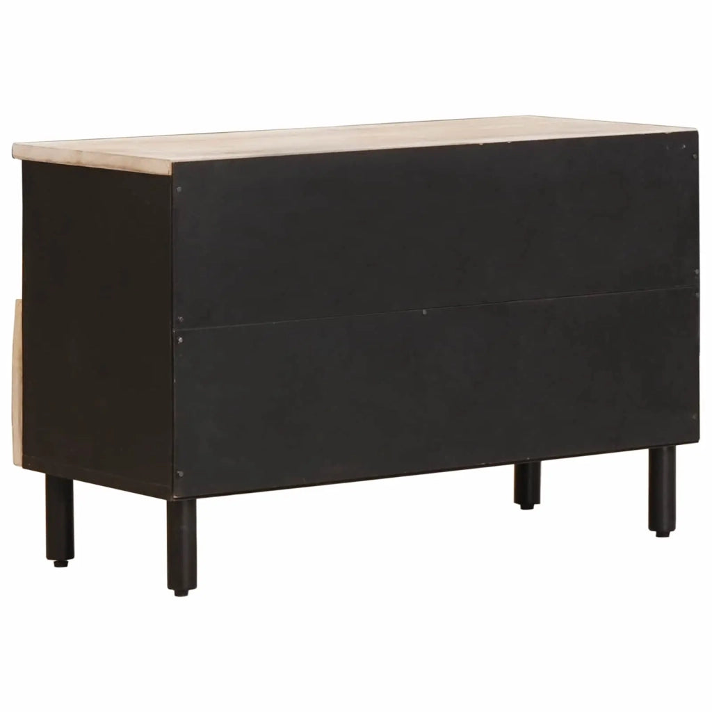 Mobile TV | Armadietto TV | Mobile Porta TV con cassetto Finitura Bianco Lavato 70 x 33 x 46 cm