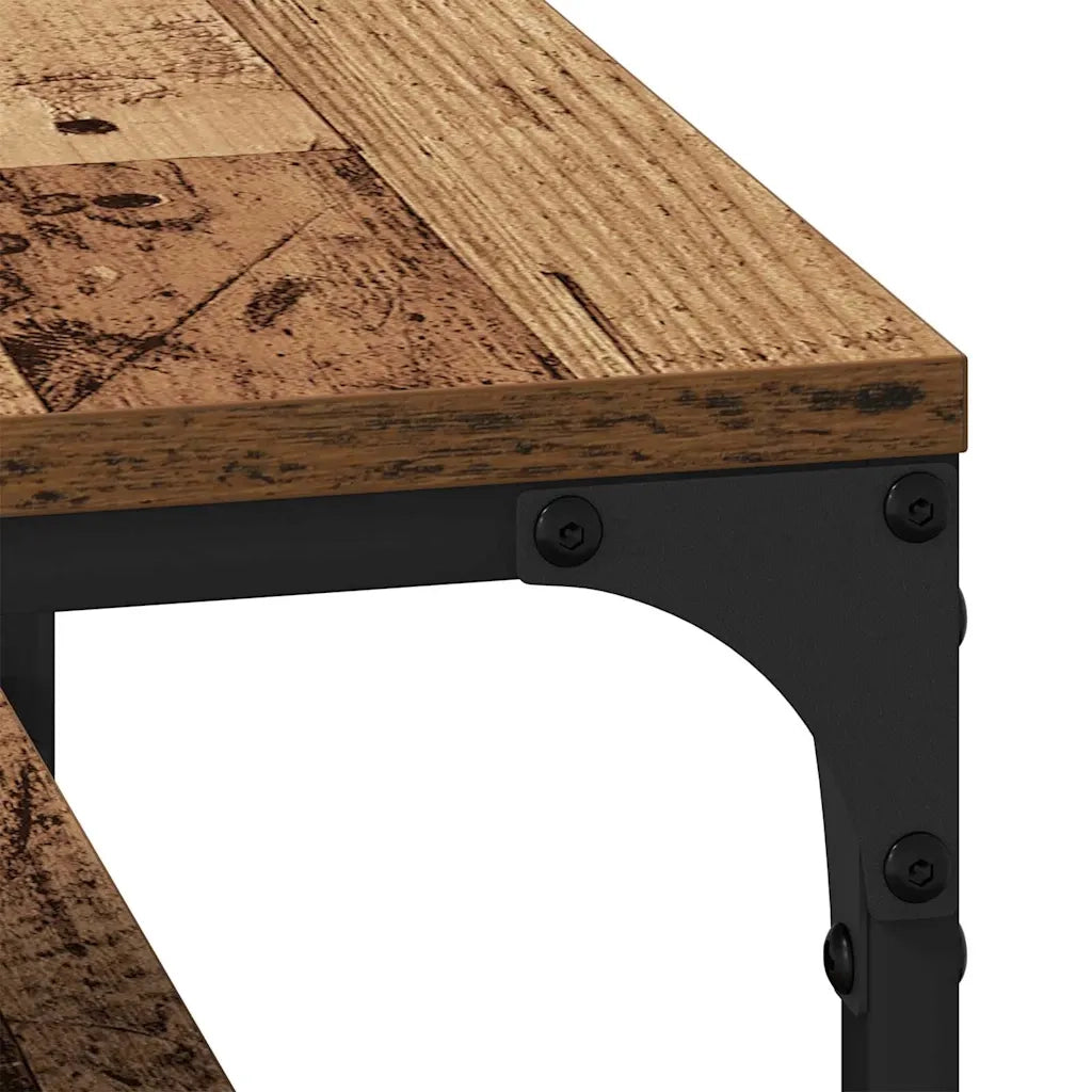 Tavolino da Salotto-Tavolino da soggiorno-Tavolo Legno vecchio 80 x 50 x 40 cm 411713