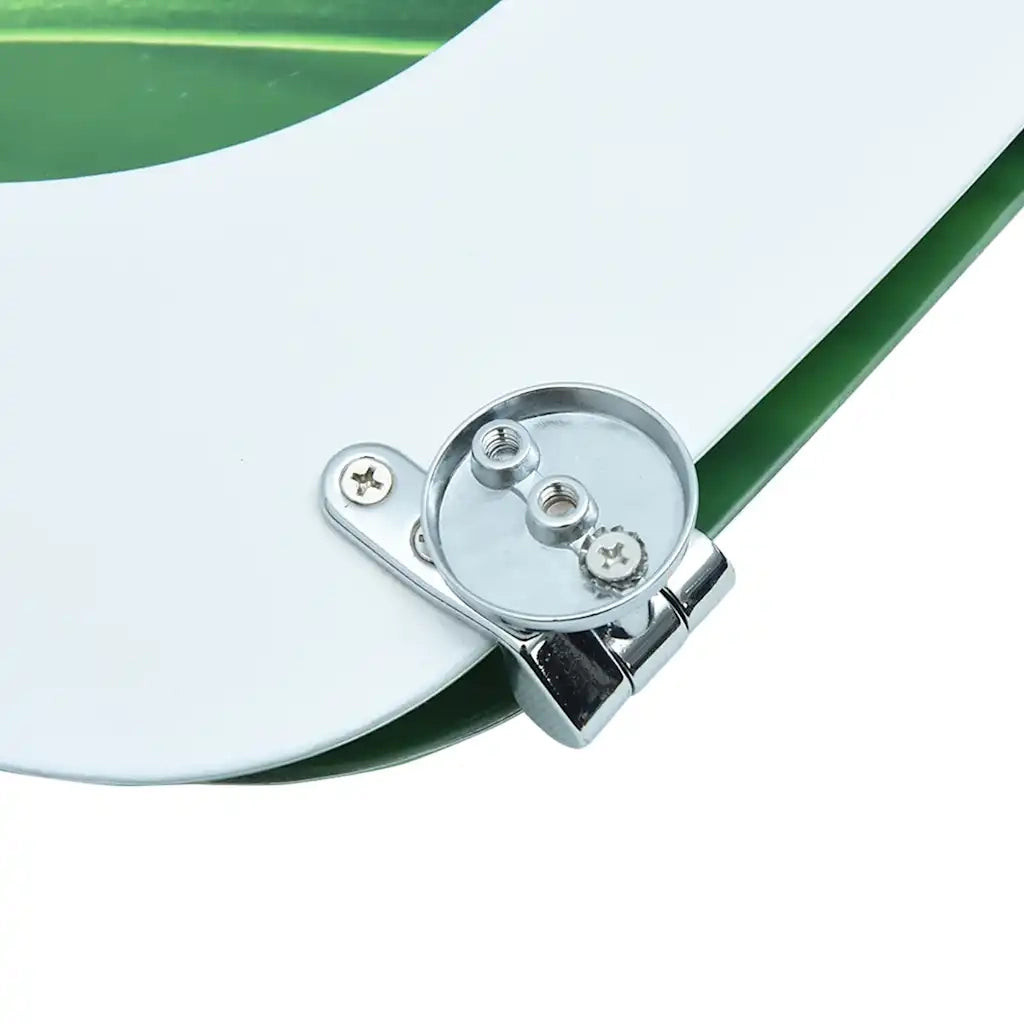 Tavoletta WC con Coperchio MDF Verde Design Goccia d'Acqua CFW4194848