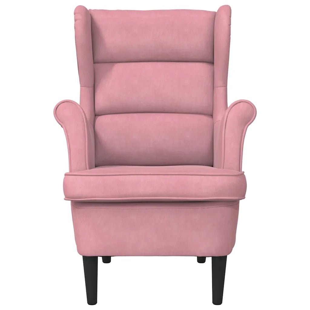 Poltrona Rosa in Velluto cod mxl 53340