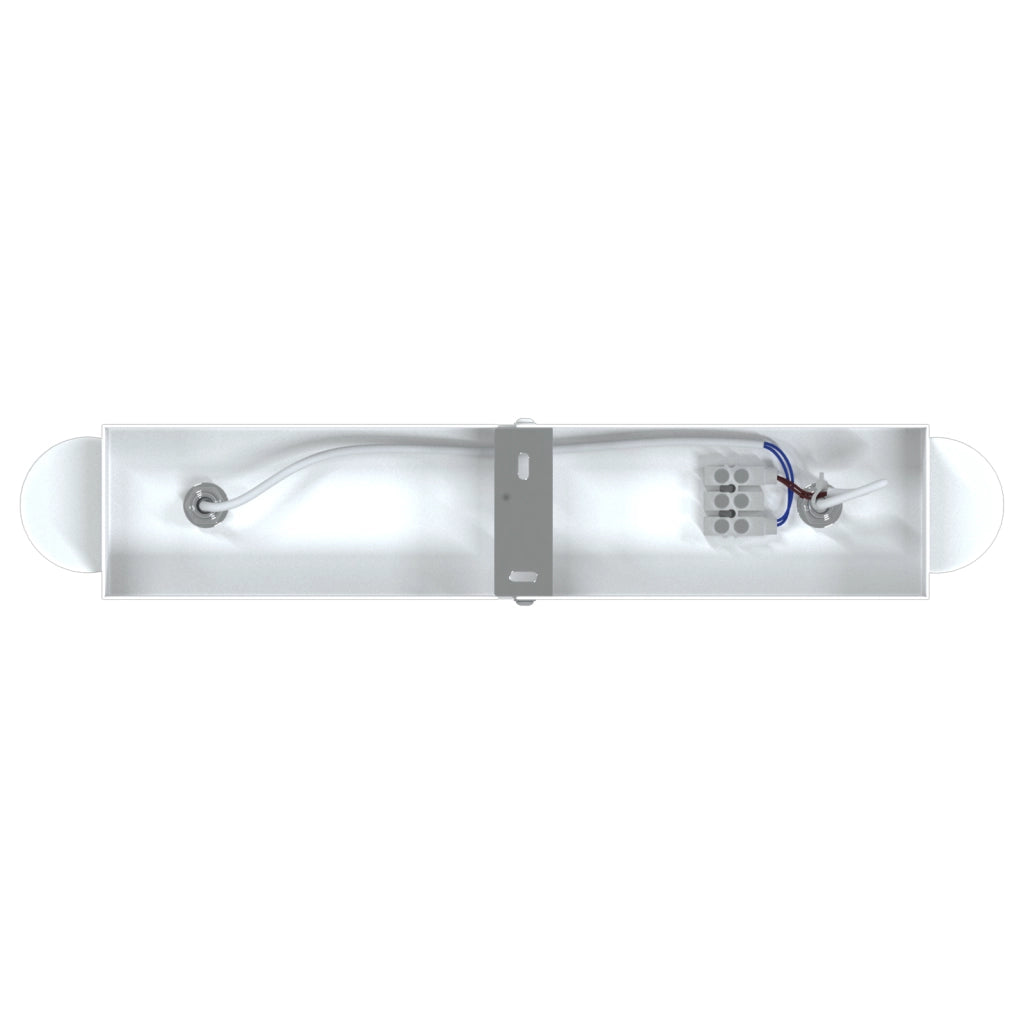 Faretto da soffitto vitaXL 2 vie regolabile bianco E27