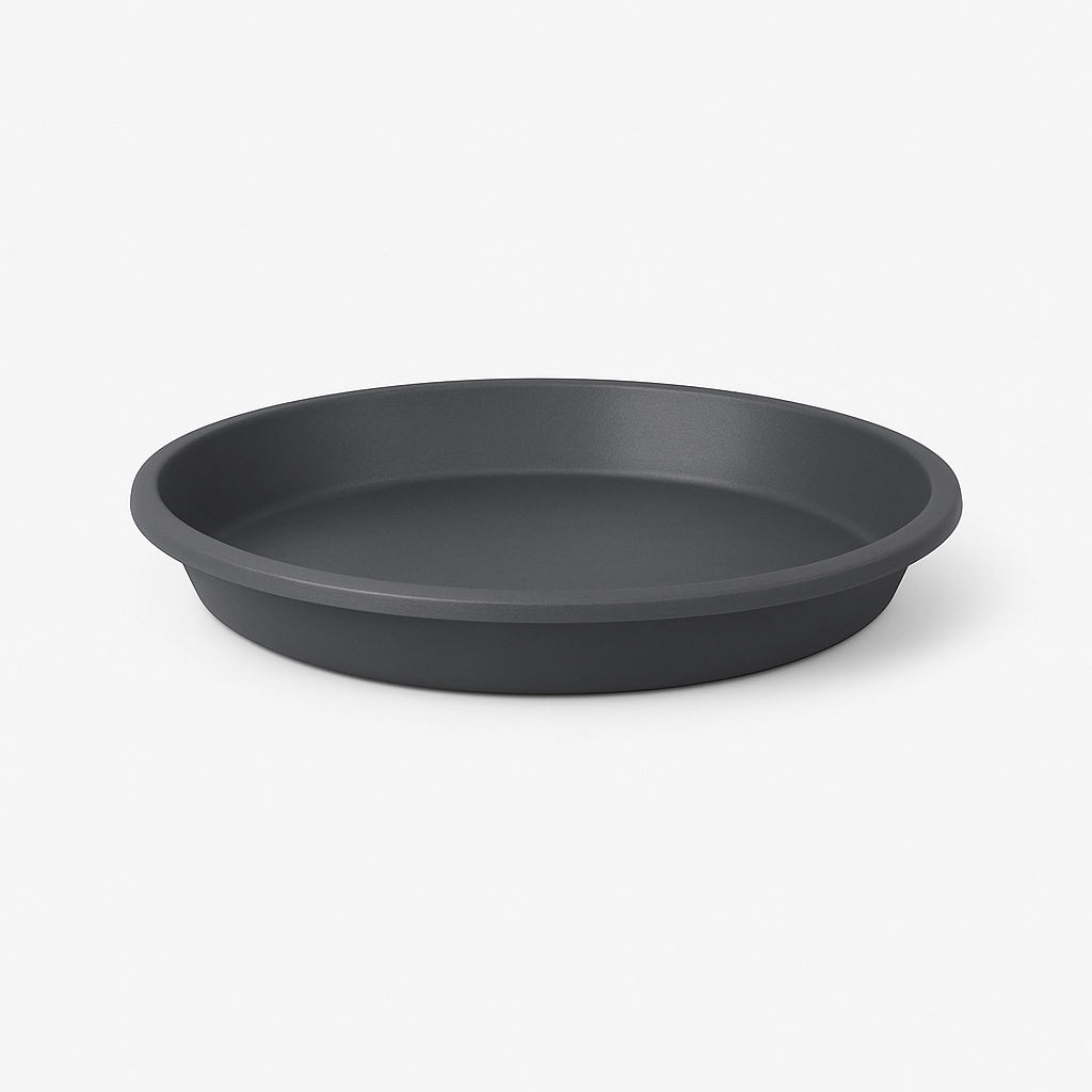 SOTTOVASO 'CILINDRO' Ø 19 cm (vaso Ø 25) - colore antracite
