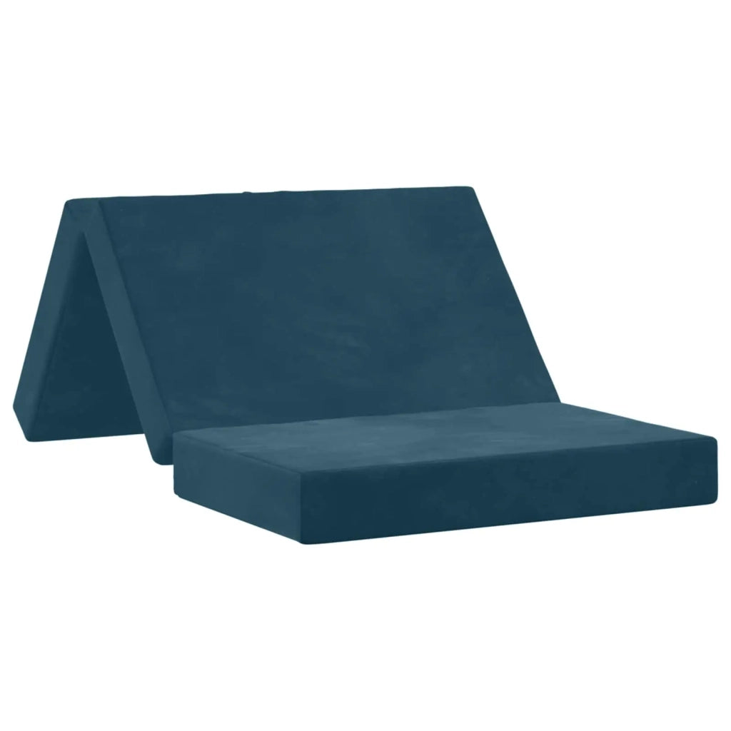 Divano Letto Pieghevole 100 x 67 x 45 cm Blu 900202