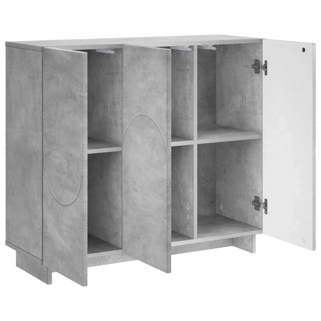 Credenza Grigio Cemento 85,5 x 31 x 75 cm Legno ingegnerizzato 8011543