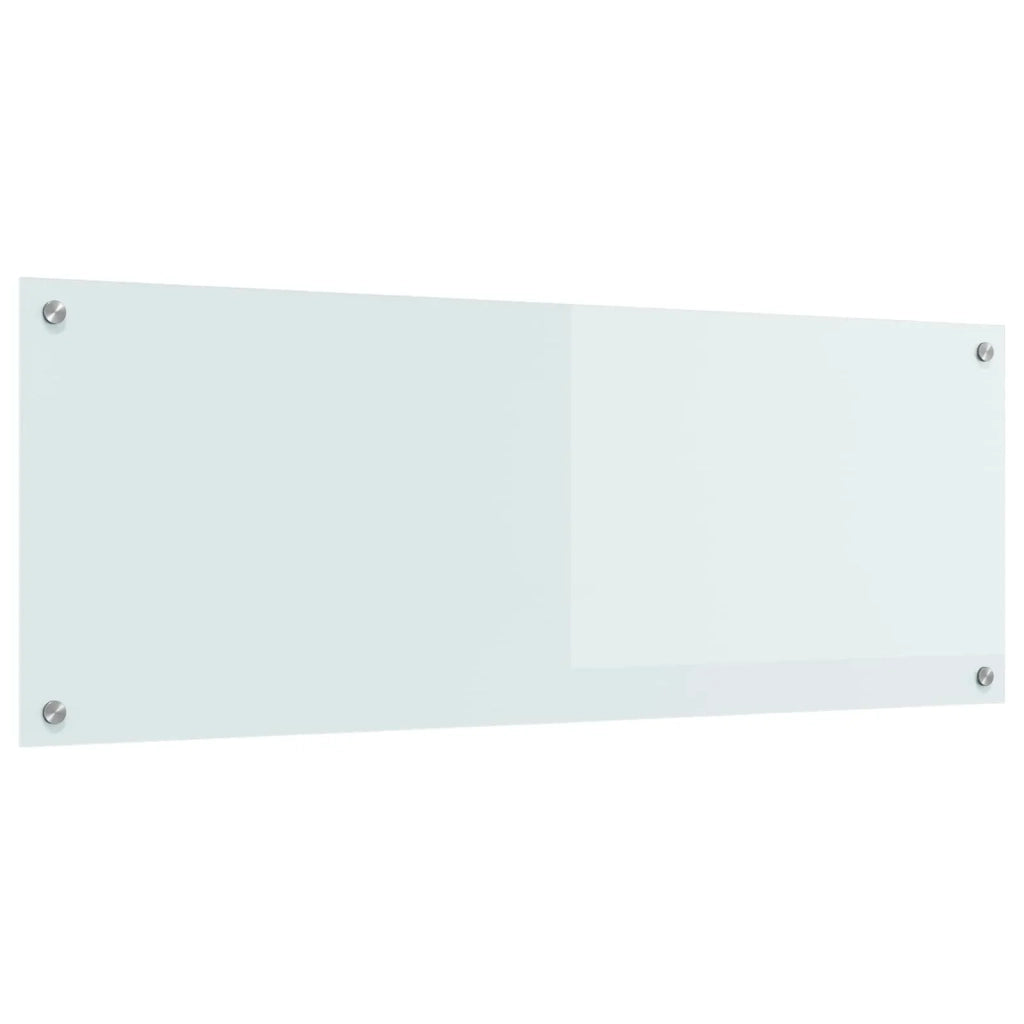 Schienale da cucina Bianco 110 x 40 cm vetro temperato CFW6760788