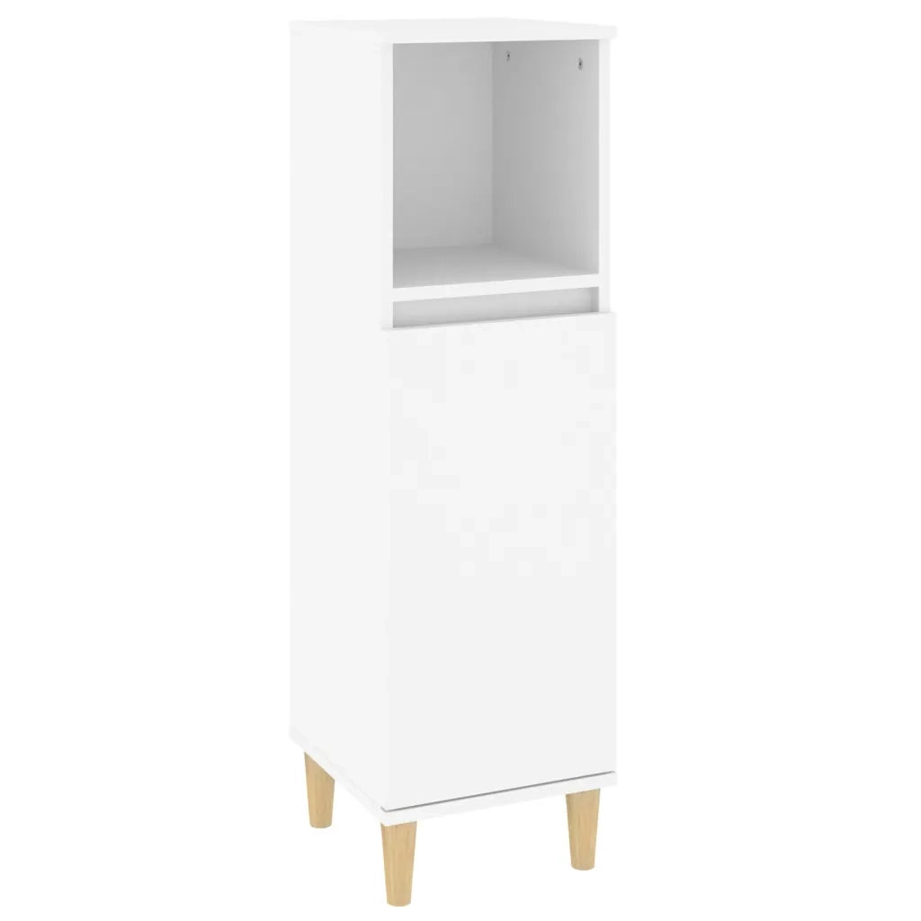 Set Mobili da Bagno 3 pz Bianco in Legno Multistrato 3185613